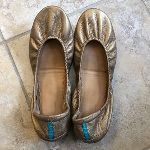 Tieks flats gold 10
